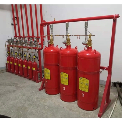 90L FM200 シリンダー 作業圧 5.6Mpa レッド FM200 コンテナ