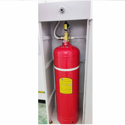 赤色 FM200 キャビネット 防火システム 防火レベル A B C 火事 最大 充填量 0.95kg/L